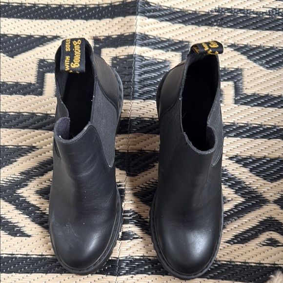 Dr. Martens Black Heeled Chelsea Boots - Picture 4 of 9